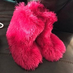 Fuzzy slippers